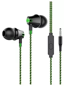 Наушники More Choice G26 Green