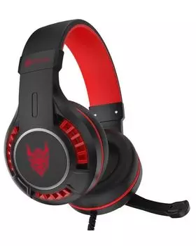 Наушники Oklick HS-L610G Samurai черный/красный