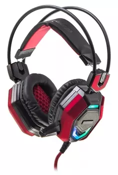 Наушники Oklick HS-L900G Hurricane черный/красный