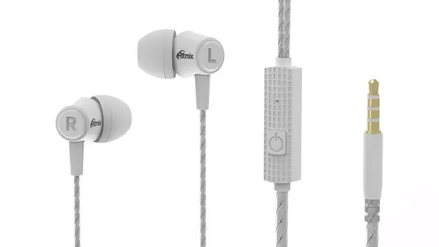 Наушники Ritmix RH-120M White