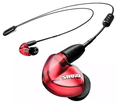 Наушники Shure SE535LTD-EFS красный