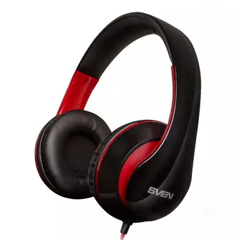 Наушники SVEN AP-940MV черный-красный (SV-0410940MVBKRD)