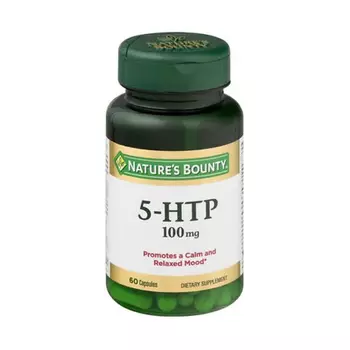 НЭЙЧЕС БАУНТИ 5-ГИДРОКСИТРИПТОФАН (5-HTP) 100мг капс. №60 (БАД)