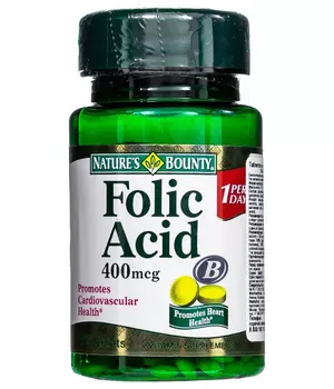НЭЙЧЕС БАУНТИ Фолиевая кислота 400мкг таб. №100 (БАД)