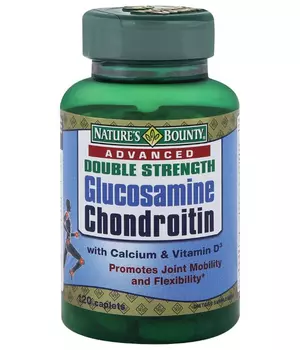 НЭЙЧЕС БАУНТИ Глюкозамин-хондроитин плюс с кальцием и витамином Д таб. №120 (БАД)