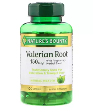 НЭЙЧЕС БАУНТИ Корень валерианы 450мг капс. №100 (БАД)