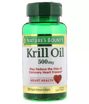 НЭЙЧЕС БАУНТИ Масло криля капс. 500 мг №30 (БАД)