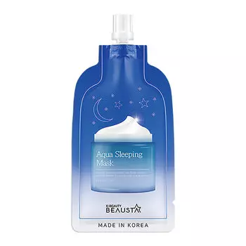 Ночная увлажняющая маска для лица с арома-маслами BEAUSTA Aqua Sleeping Mask 20мл