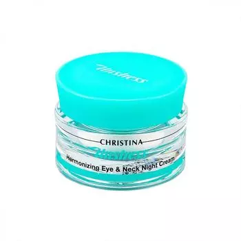 Ночной крем для кожи век и шеи Christina Unstress Harmonizing Night Cream for eye and neck, 30 мл