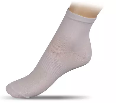 Носки спортивные средние хлопок ЛВ18-1 35-37 Белый