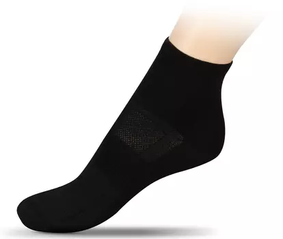 Носки спортивные средние хлопок ЛВ18-1 41-43 Черный