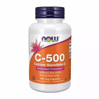 Now Foods "Витамин С-500" 100 капс 828мг