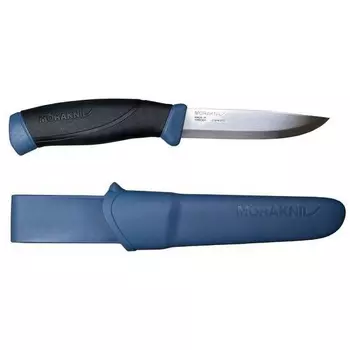 Нож Morakniv Companion Navy Blue, нержавеющая сталь, синий