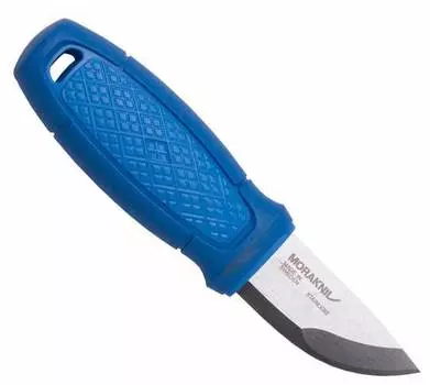 Нож Morakniv Eldris, нержавеющая сталь, цвет синий, с ножнами