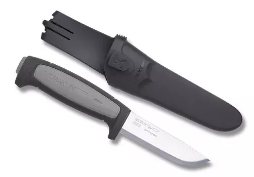 Нож разделочный Mora Robust (12249) серый/черный