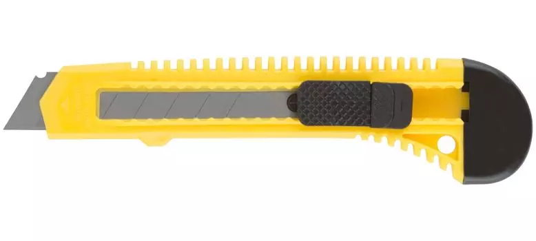 Нож технический MOS пластиковый 18 мм 10192М