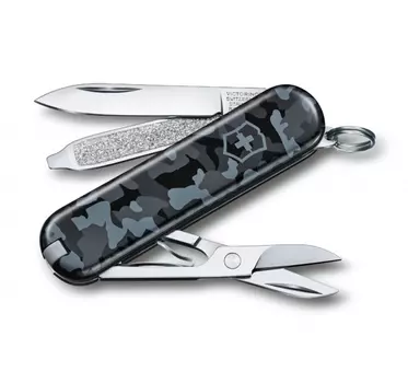 Нож Victorinox Classic, 58 мм, 7 функций, морской камуфляж