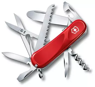 Нож Victorinox Junior 03, 85 мм, 15 функций, красный