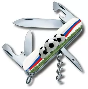 Нож Victorinox Spartan, 91 мм, 12 функций, "Футбольное поле"