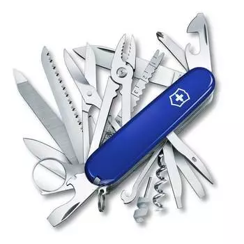 Нож Victorinox SwissChamp, 91 мм, 33 функции, синий