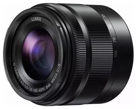 Объектив Panasonic Lumix H-FS35100 LUMIX G VARIO 35—100 мм / F4.0—5.6 ASPH. / MEGA O.I.S. черный