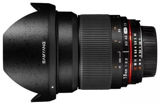 Объектив Samyang MF 16mm f 2.0 ED AS UMC CS AE Nikon F