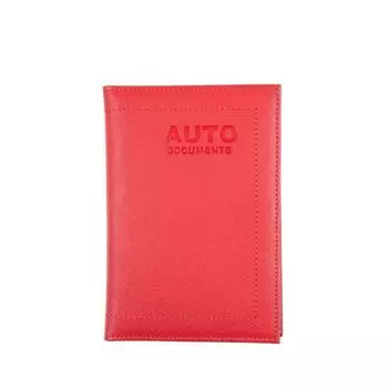 Обложка для автодокументов Zinger Ellada CAE-304-3, красная
