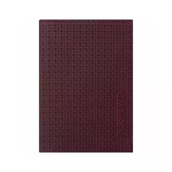 Обложка для паспорта натуральная кожа плетенка, PASSPORT, бордовая, BRAUBERG