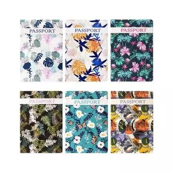 Обложка для паспорта "Тропики", ПВХ, фотопечать ассорти, STAFF, 237592 (10 шт.)