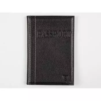Обложка для паспорта Zinger Bonapart CPS-304-2, черная