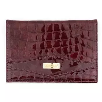 Обложка для паспорта Zinger Katrine CPE-304-3, бордовая