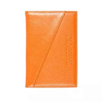 Обложка для паспорта Zinger Twin CPS-304-1, оранжевая