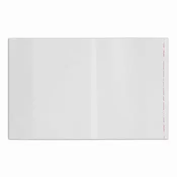 Обложки ПП для старших классов ПИФАГОР, комплект 5 шт., универсальные, клейкий край, 70 мкм, 230х380 мм, 227411, (10 шт.)