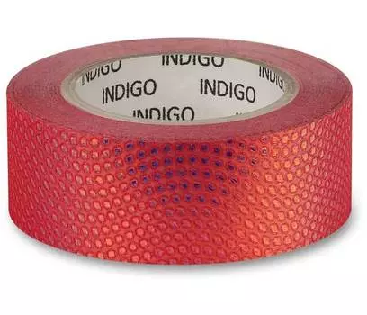 Обмотка для обруча на подкладке INDIGO SNAKE IN303 20мм*14м Фуксия-золото