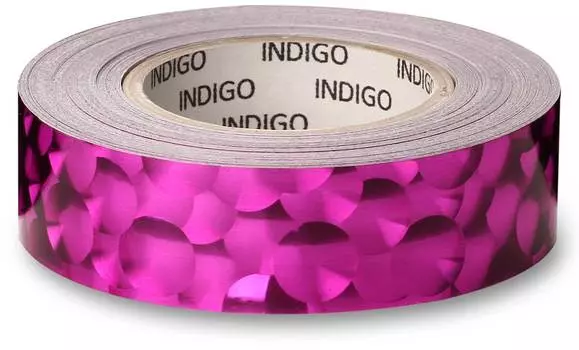 Обмотка для обруча с подкладкой INDIGO 3D BUBBLE, IN155, Фуксия, 20мм*14м