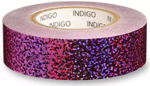 Обмотка для обруча с подкладкой INDIGO CRYSTAL, IN139, Сиреневый, 20мм*14м