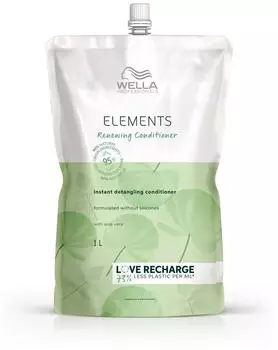 Обновляющий бальзам WELLA PROFESSIONAL Elements Renewing для облегчения расчесывания волос, 1000 мл