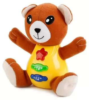 Обучающая игрушка "Медведь" 20 потешек,свет,звук 252097, Умка YL999-B