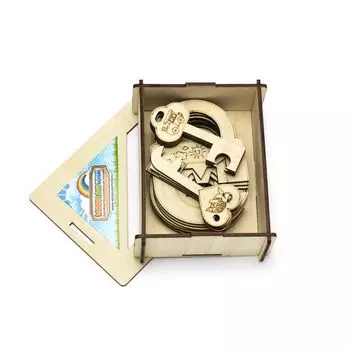 Обучающий набор WOODLANDTOYS 063204 Замочки и ключики 8 шт