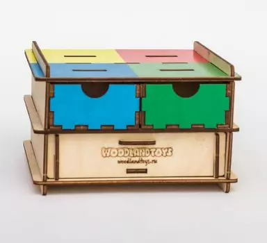 Обучающий набор WOODLANDTOYS 119201 Геометрические фигуры