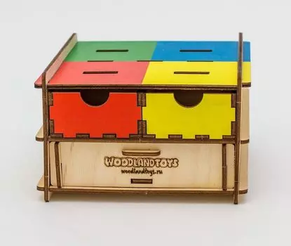 Обучающий набор WOODLANDTOYS 119203 Съедобное-несъедобное