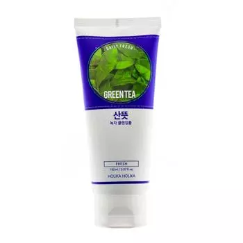 Очищающая пенка для лица Holika Holika Дэйли Фреш, зеленый чай, для проблемной кожи, 150 мл