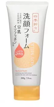 Очищающая пенка для лица Kumano Cosmetics с соевым молоком, 200 гр 1/36