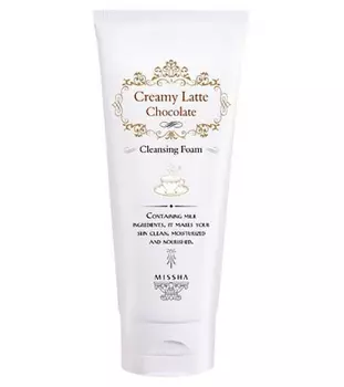 Очищающая пенка для лица MISSHA Creamy Latte Cleansing Foam (Chocolate) 172 мл