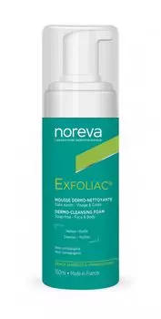 Очищающая пенка для лица Noreva Exfoliac флакон с помп 150 мл
