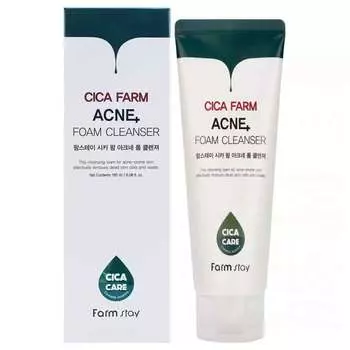 Очищающая пенка FarmStay с центеллой азиатской для проблемной кожи, 180мл