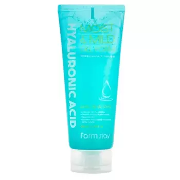 Очищающая пенка с гиалуроновой кислотой и АНА,ВНА кислотами FarmStay Hyaluronic Acid Moist &amp; Mild Gel Foam 200 мл