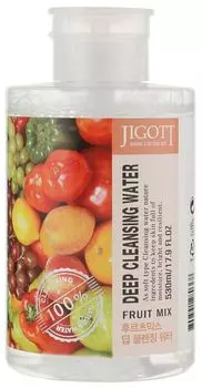Очищающая вода Jigott с экстрактом фруктов