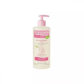 Очищающий гель 2в1 Topicrem organic baby care, очищающий, 500 мл