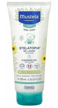 Очищающий гель для купания Mustela "Stelatopia" 200 мл